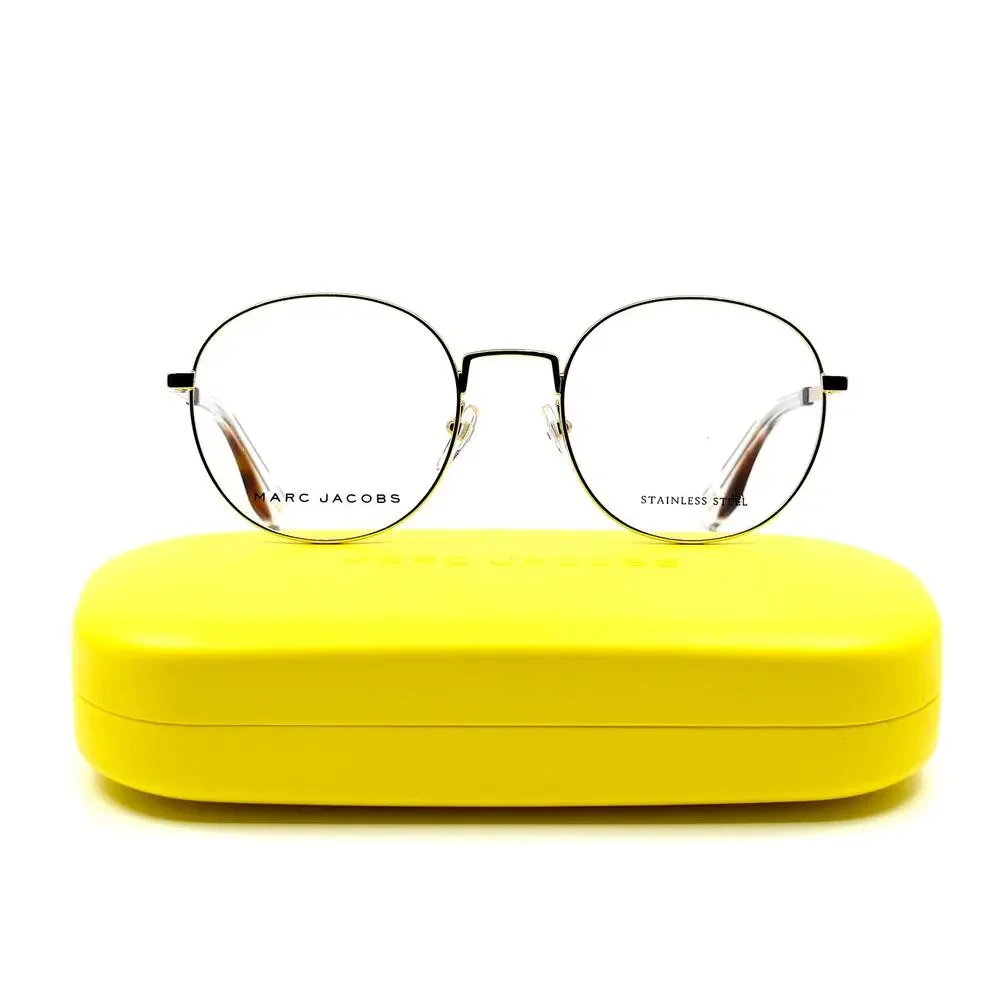 NEW MARC JACOBS MARC272 J5G GOLD AUTHENTIC EYEGLASSES FRAME